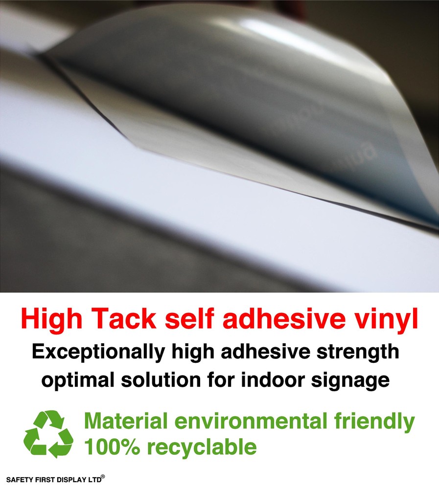 High-tack sticker